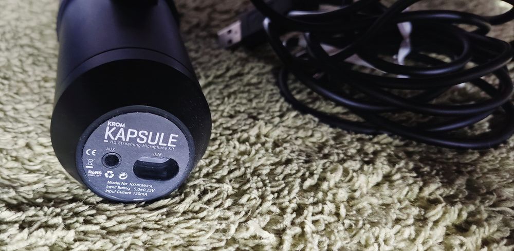 Microfone Profissional Krom Kapsule Excelente Estado