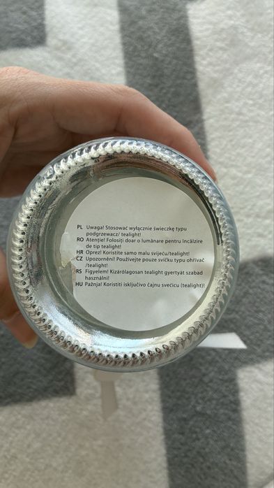 Swiecznik na tealight z serduszkiem