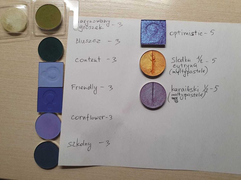 zestaw 9 cieni do powiek