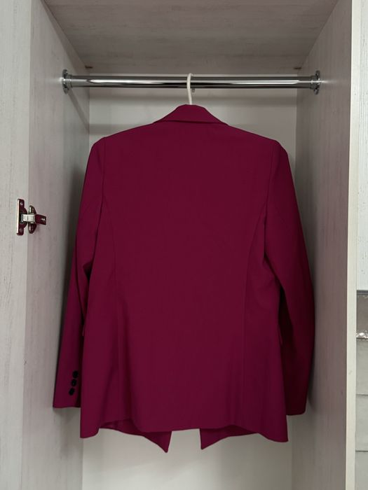 Піджак жіночий фуксія mango xs-s оверсайз