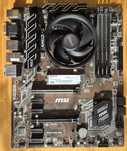MSI B450-A PRO MAX + Ryzen 3 1200 AF + SSD 128GB M.2