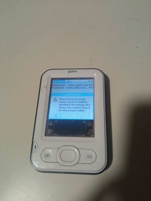 Palm z22 retro PDA handheld. Nie działa touchsceen