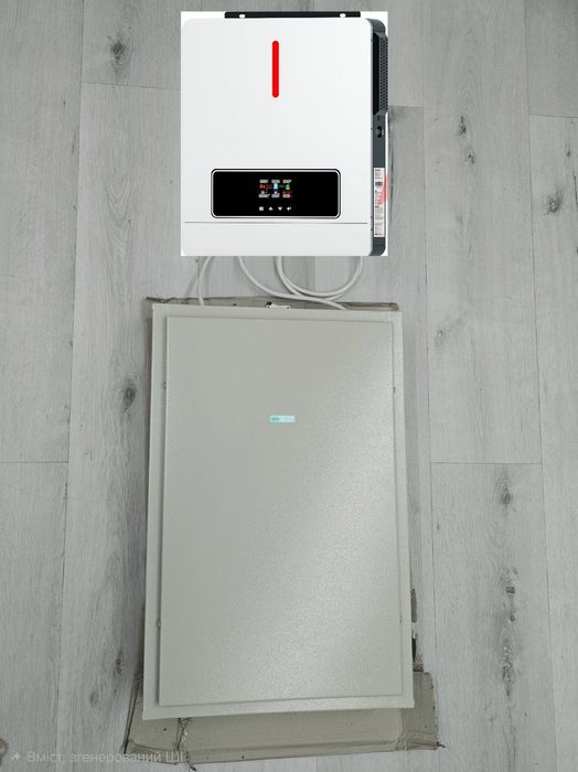 Комплект безперебійного живлення інвертор на 6.2 кВт і акумуляторна б