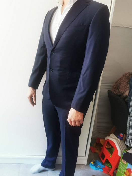 Garnitur Balthazar granatowy L