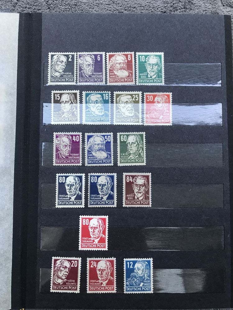 Znaczki  DDR kolekcjonerskie
