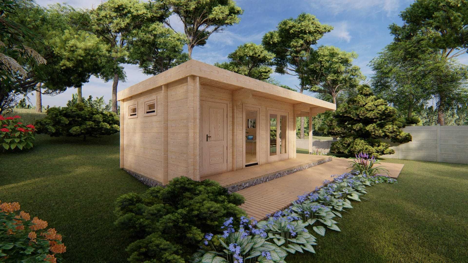 Drewniane Historie- Domek Letniskowy BERGEN 4,2 x 8 PROMOCJA !!