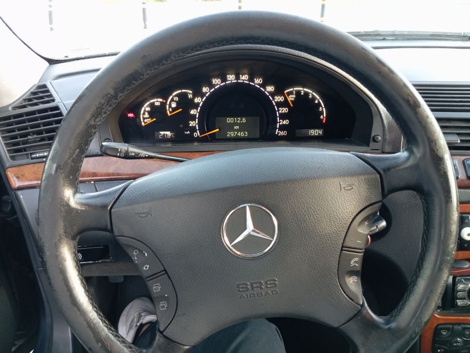 Mercedes S320 gasolina e GPL