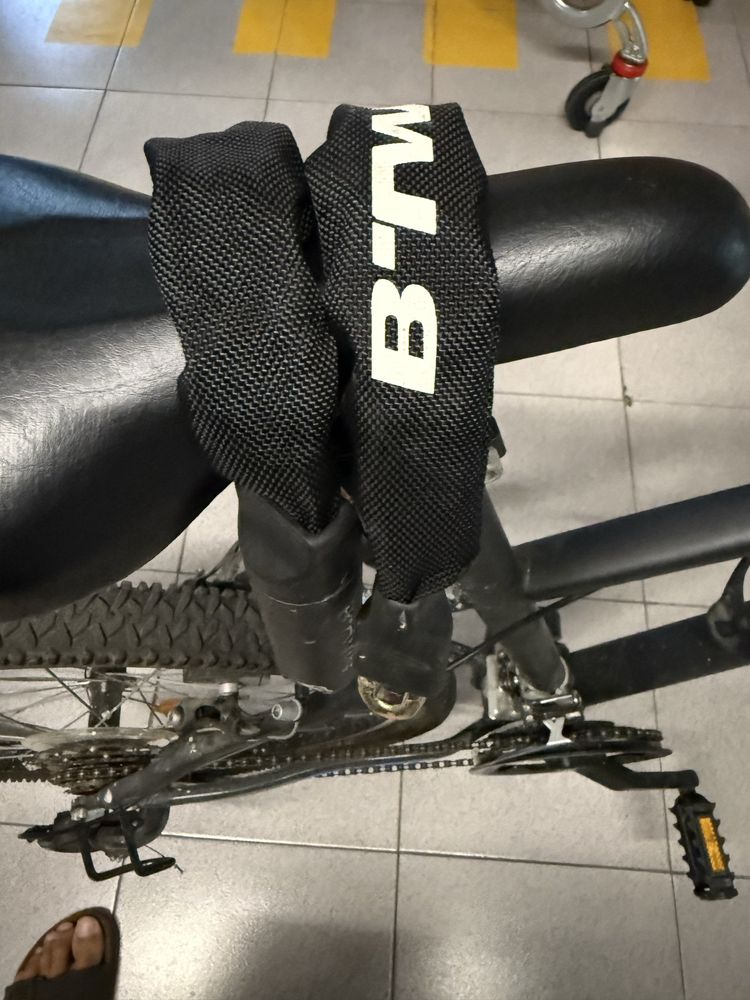 Bicicleta Btwin Rockrider 340, M, 26 (cinza e azul)