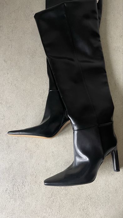 Ботфорди H&M нові, високі сапоги на підборах