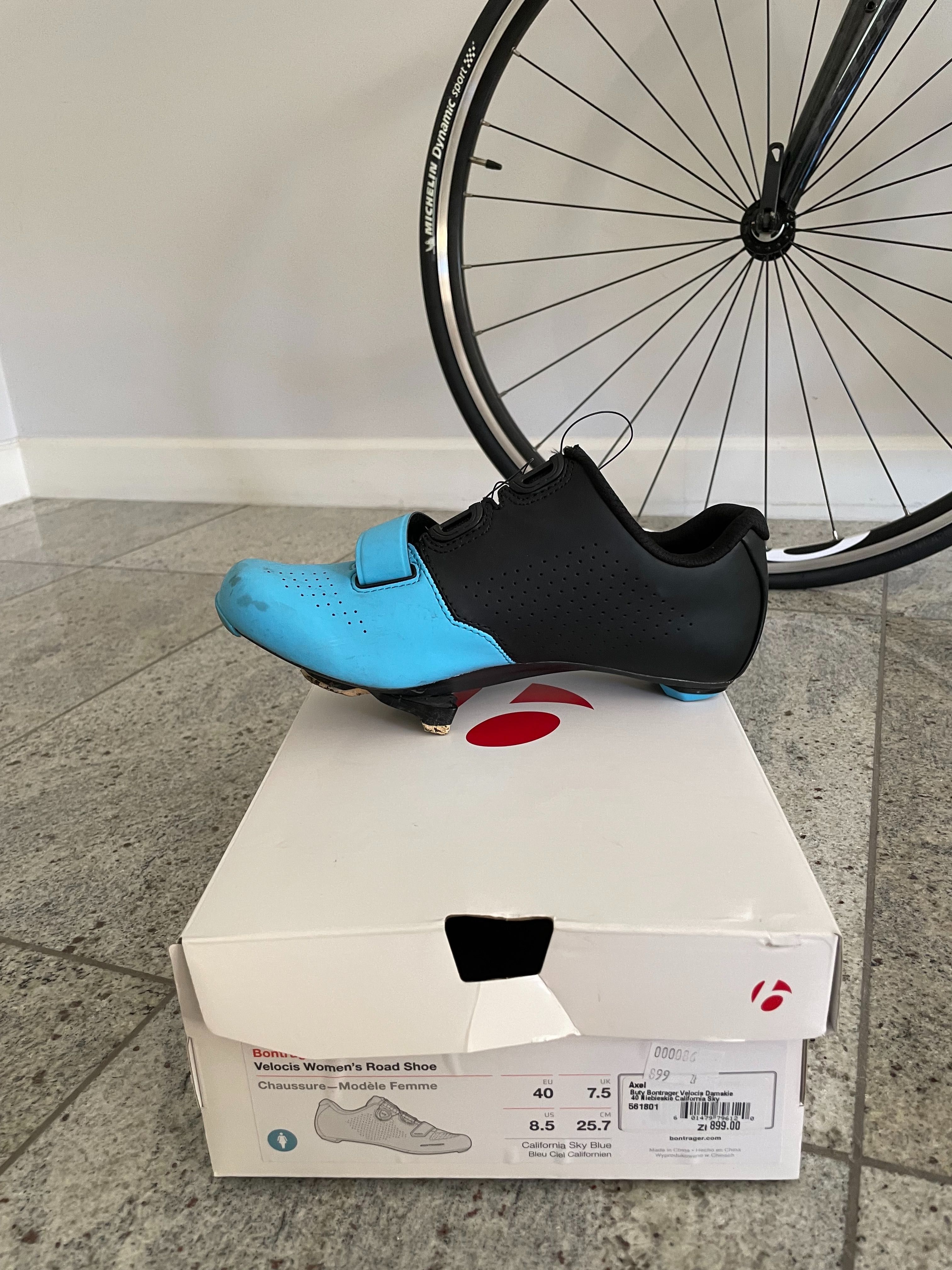 Buty Bontrager szosa rozm 39/40 ( 25,7 cm) | założone 5 razy