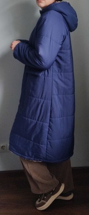 Дкухстороння куртка пальто пуховик M-L