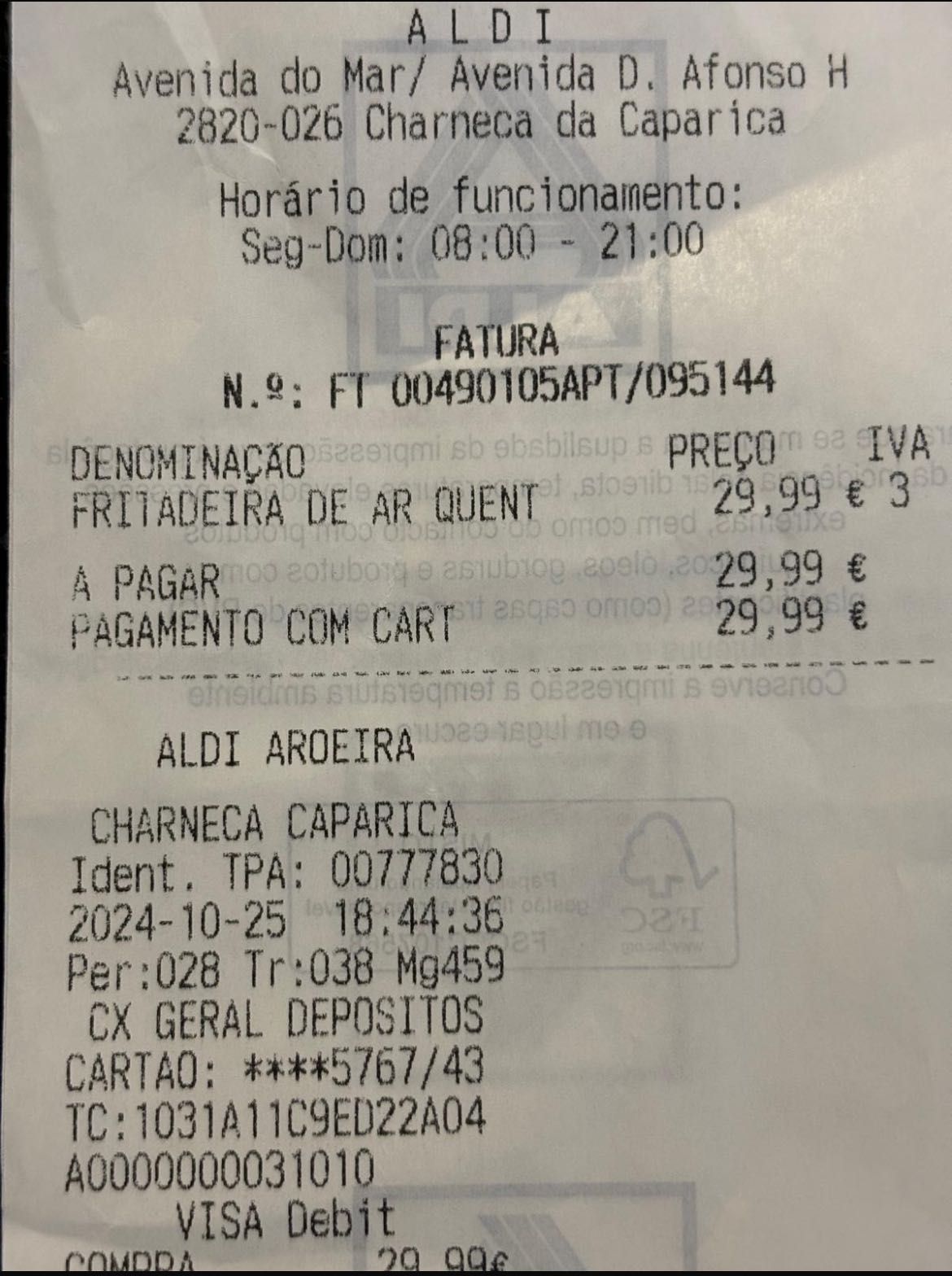 Air fryer (Nova)