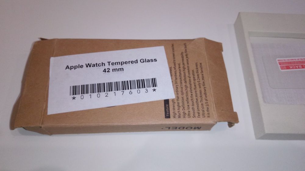 Защитное стекло Apple Watch Tempered Glass 2.15D 42mm (38mm под ?)