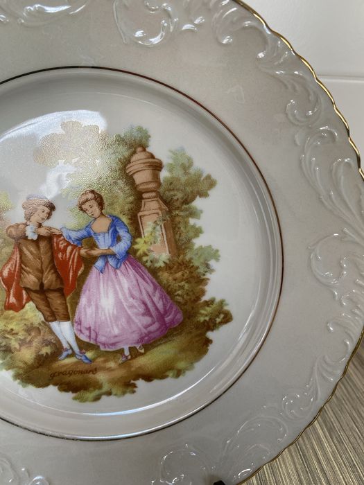 Prato de porcelana portugal