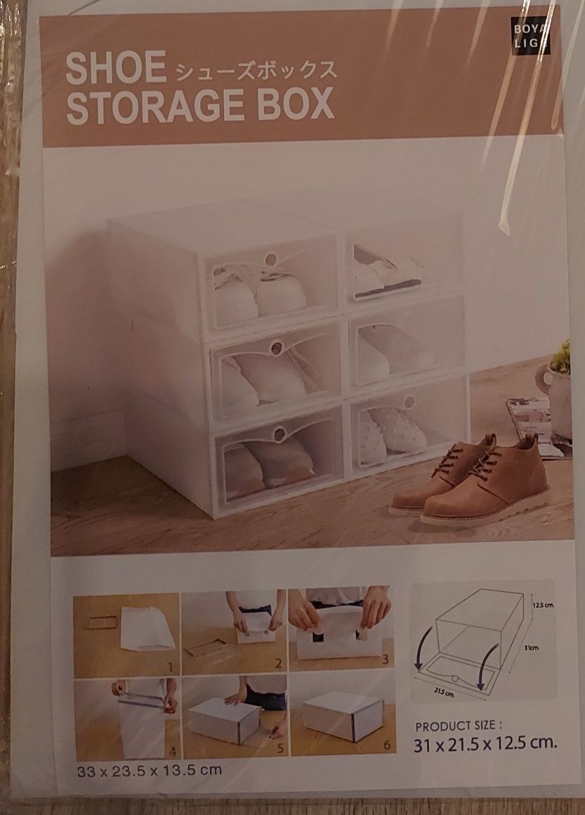 15 x NOWE organizer na buty z klapą