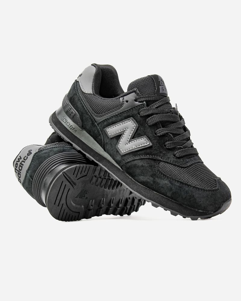 New balance 574 black, кросівки New balance 574, ню беленс 574