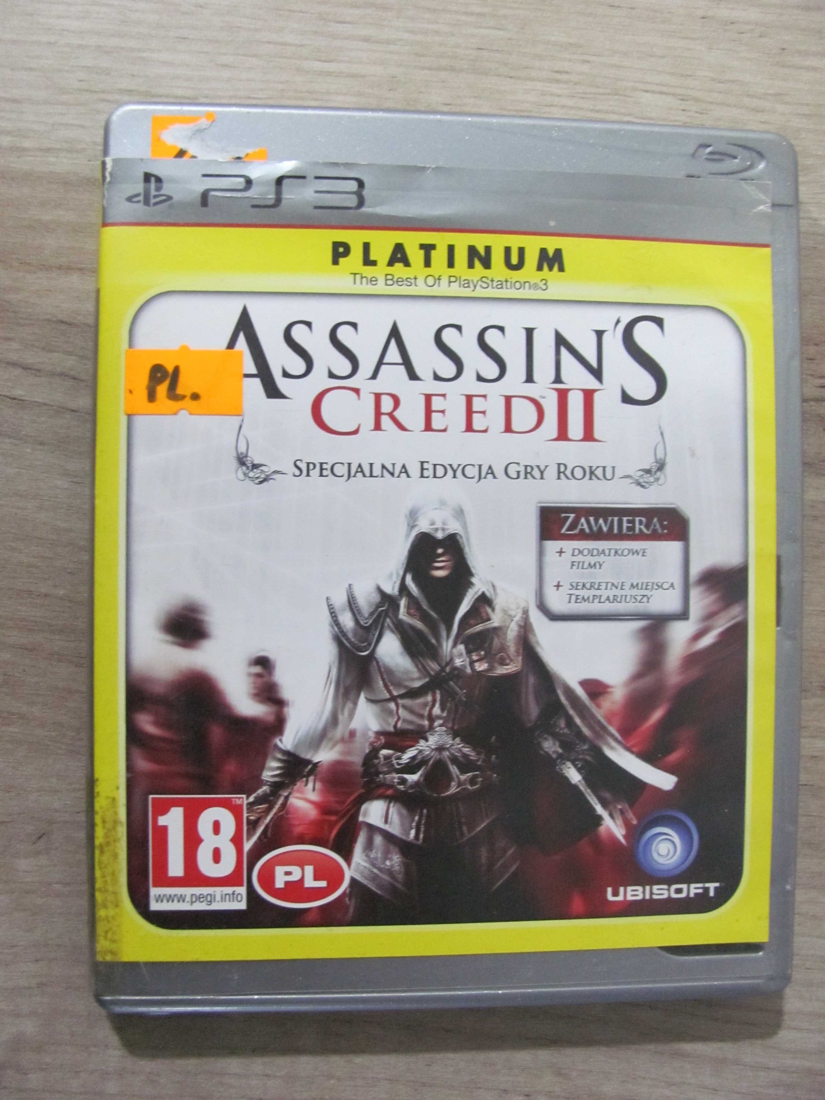 Gra na PS3 ASSASSINS CREED II PL Playstation 3