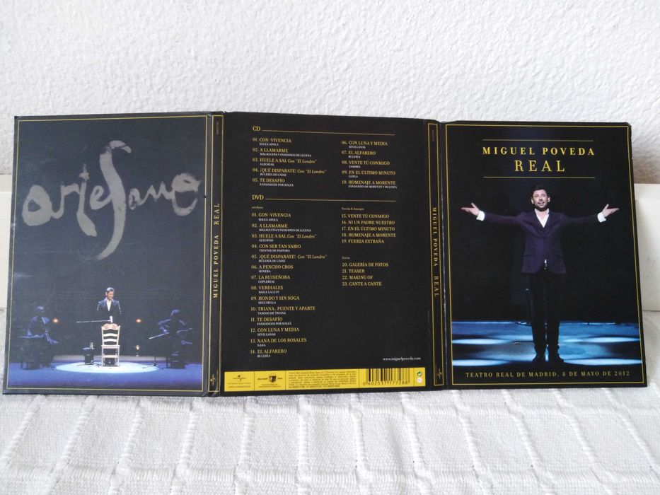 CD  & DVD Miguel Poveda Real