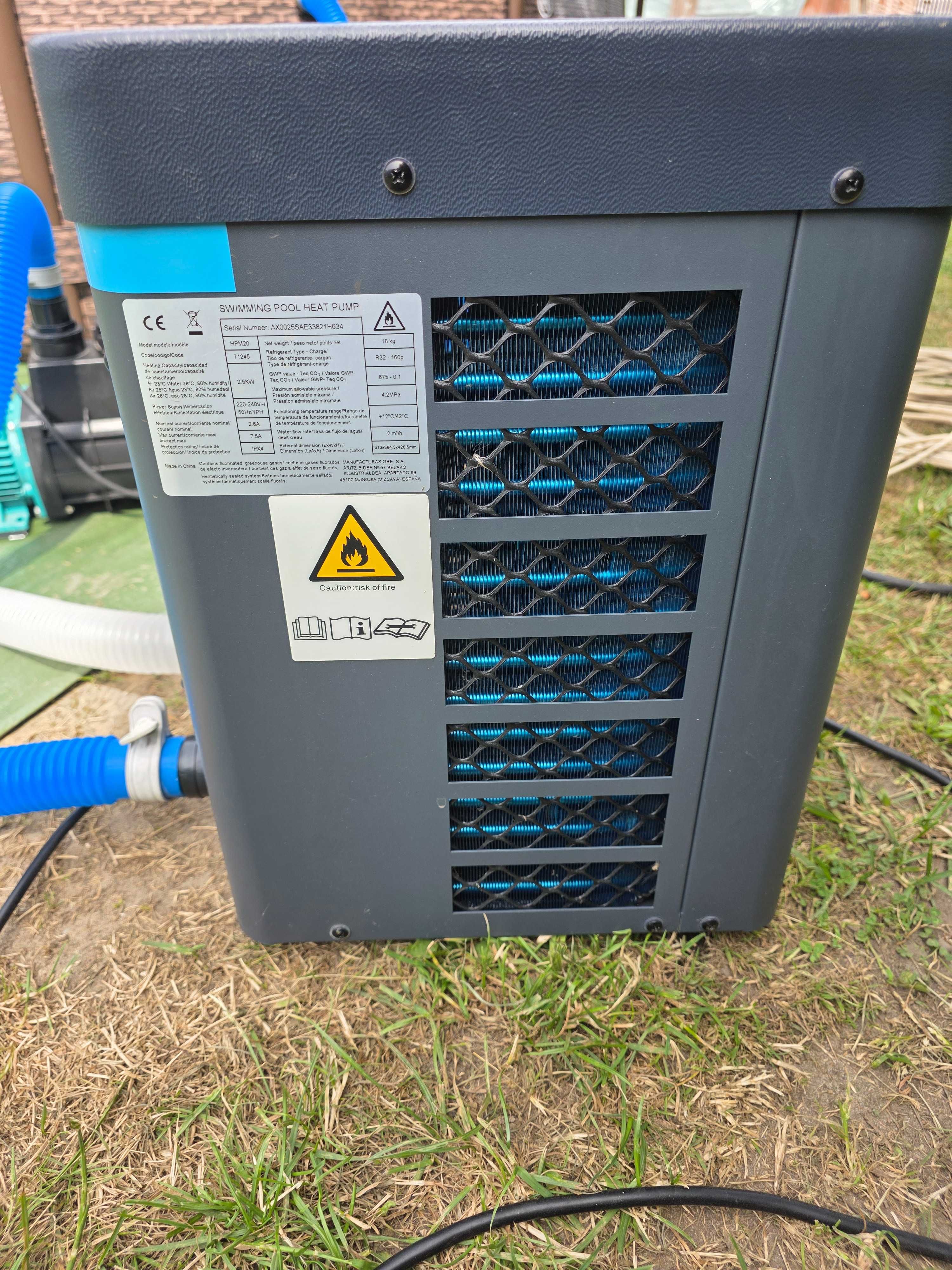 Pompa ciepła do basenu GRE HPM20 2500W