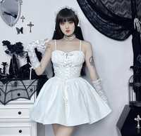Платье белое готика Лолита