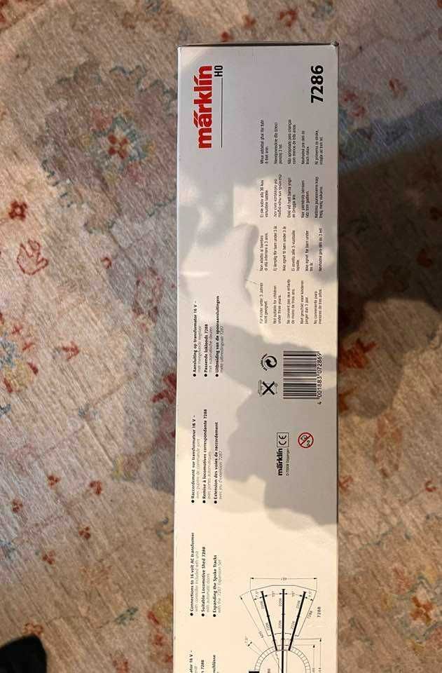 Märklin 7286. Plataforma Giratória H0 – para Maquetes Ferroviárias