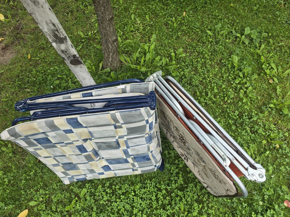 Łóżko polowe turystyczne z miękkim i wygodnym materacem regulowany zag