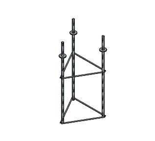 altana weranda żeliwna pergola  słup H-2680mm gusseisen hit