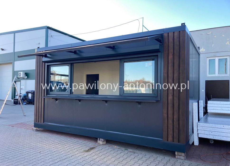 PAWILON Gastronomiczny Kontener Handlowy Lody Kebab Burger - PRODUCENT