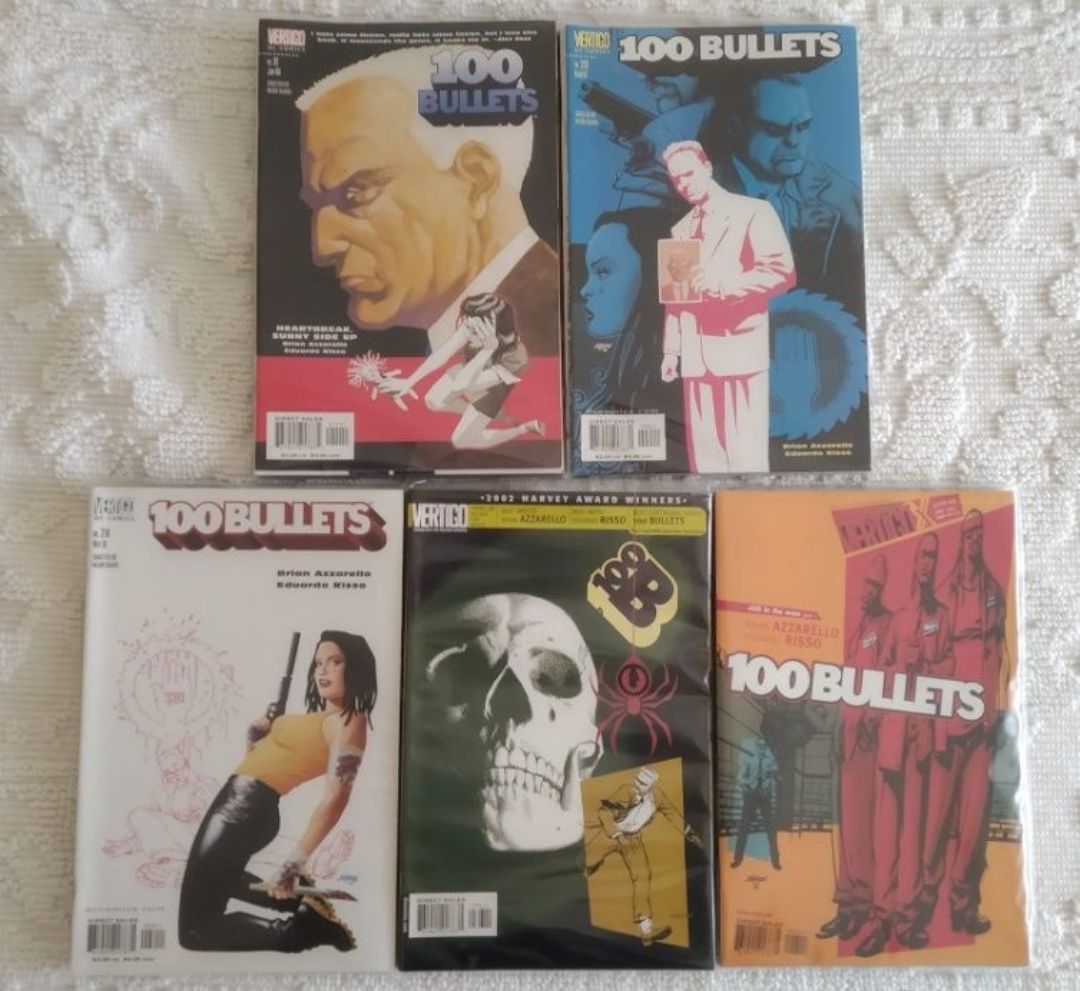 Coleções DC (Watchmen, Justice League, Authority, 100 Bullets)