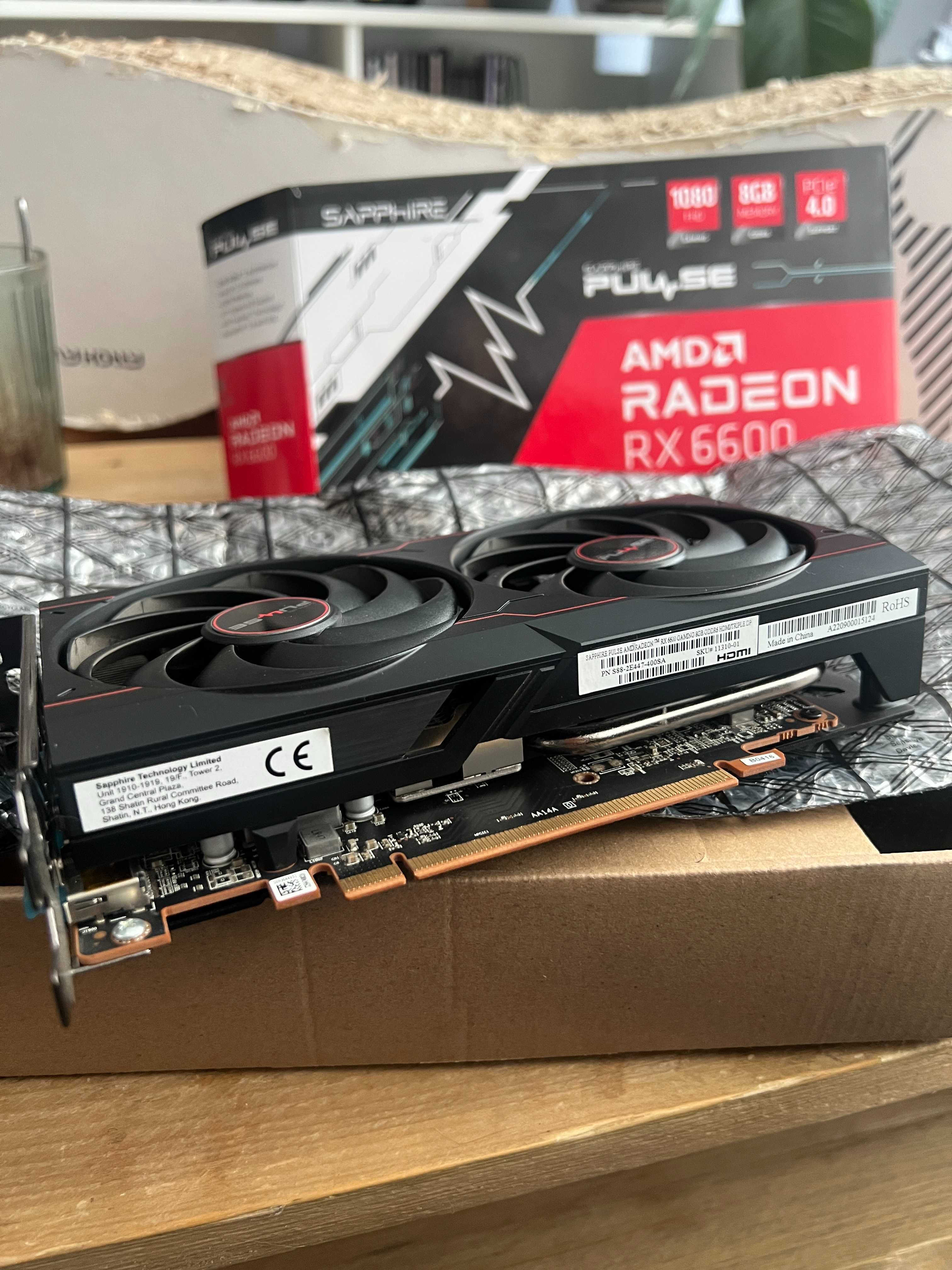 Sapphire Pulse RX6600 8GB jak nowa!