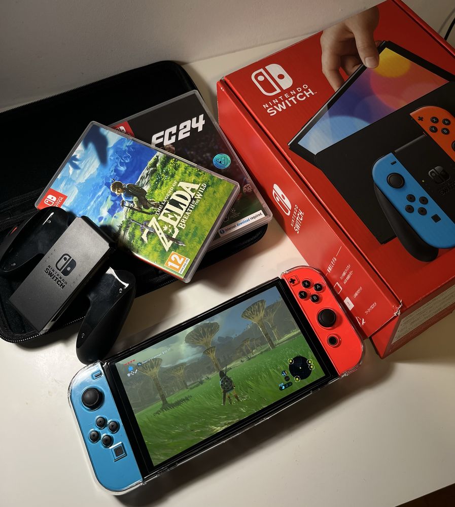 NINTENDO switch OLED jak nowa