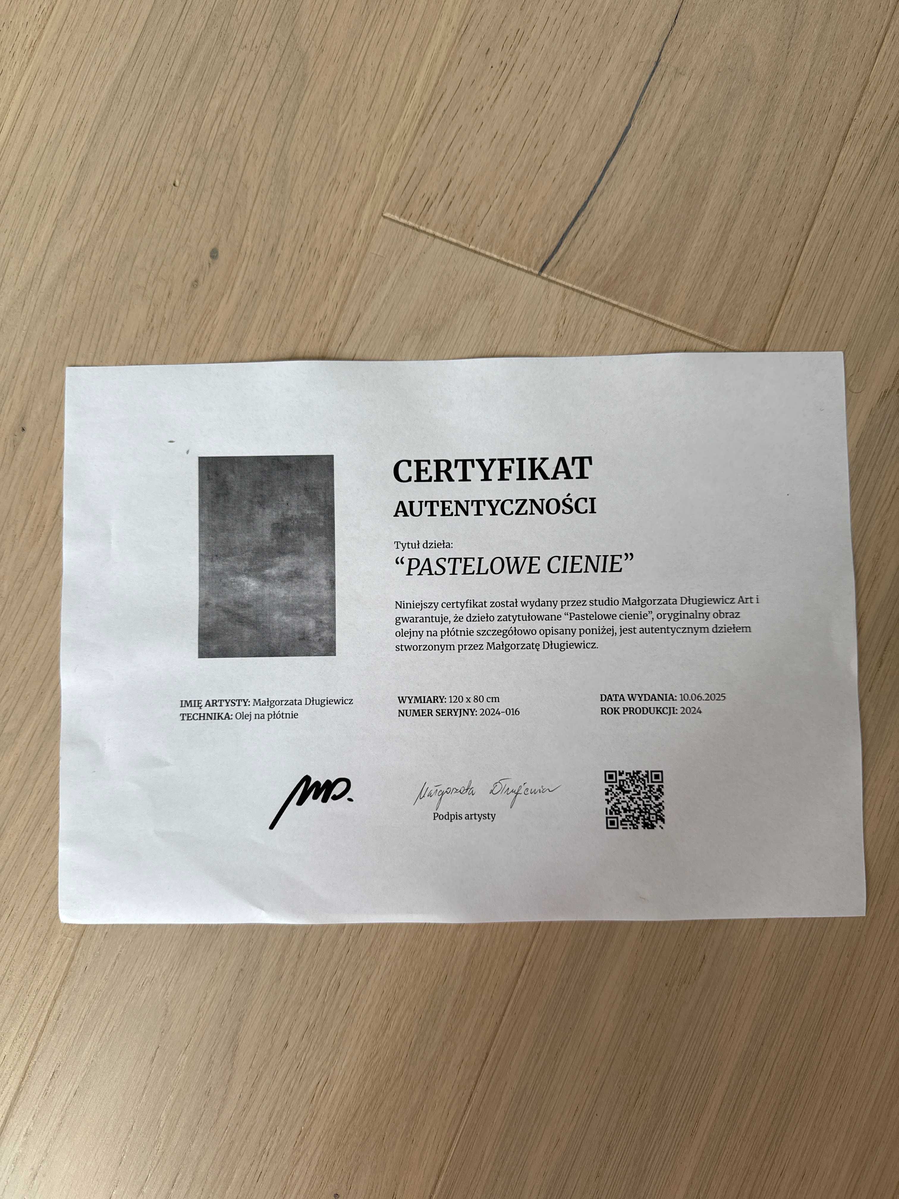 Duży obraz abstrakcyjny olej na płótnie