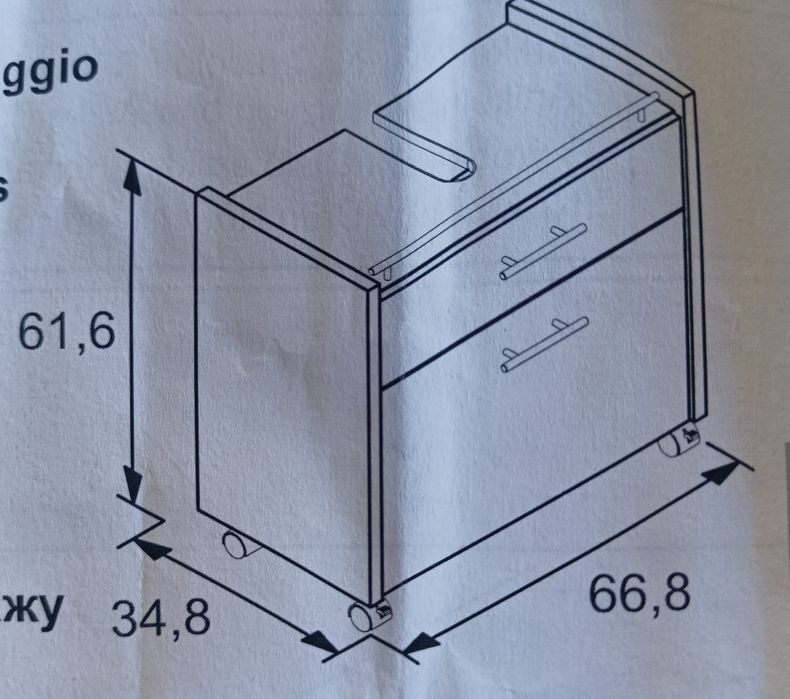 Nowa szafka nadblatowa na umywalke