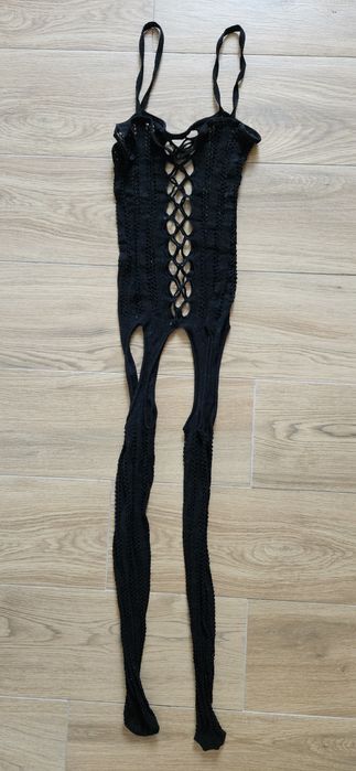 Le Cabaret Lingerie unisex erotyczne body Bodystocking otwarty krok se