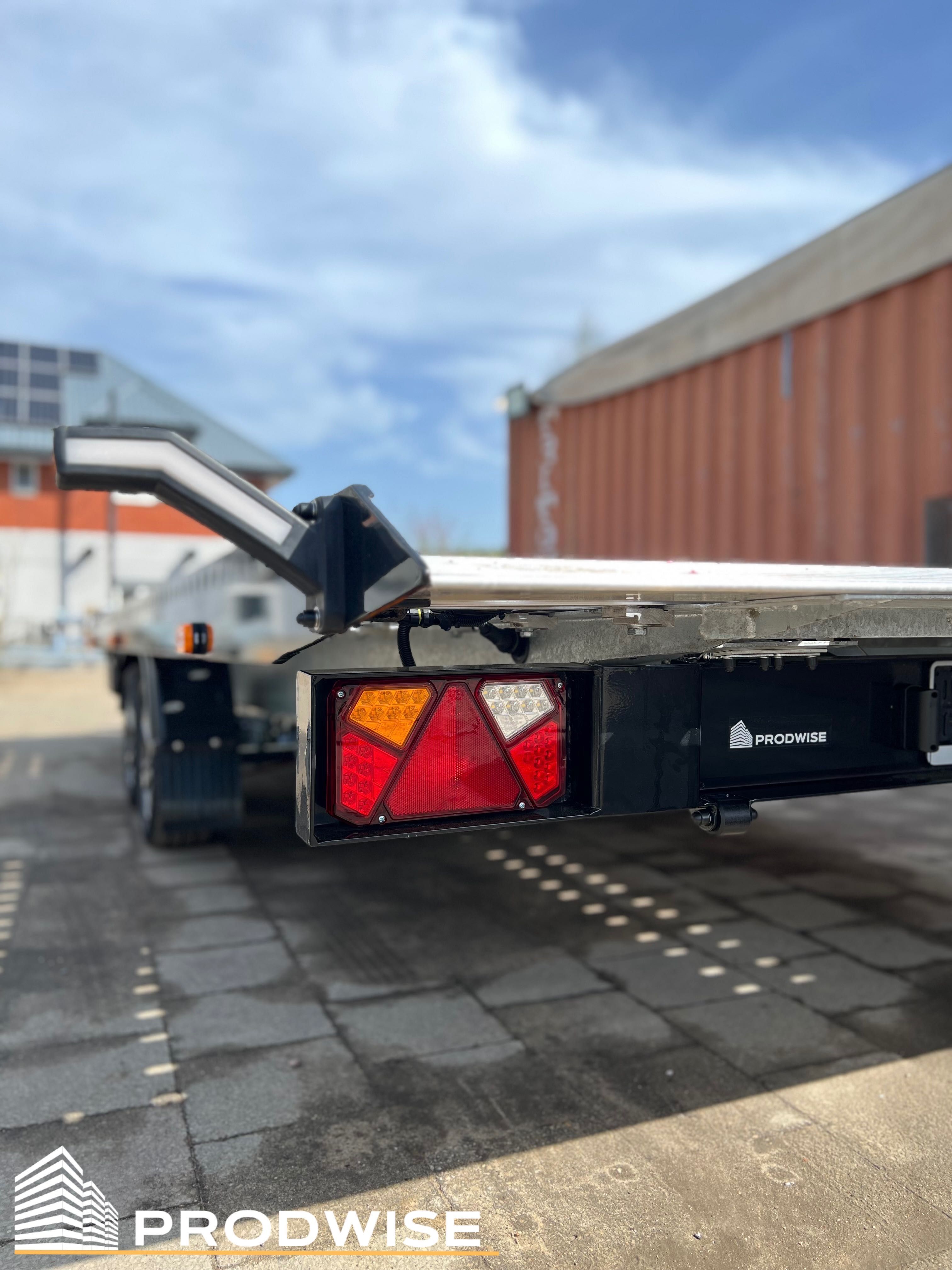 Laweta przyczepa hydrauliczna 5m x 2,1m (różne wymiary, TAŃSZE wersje)