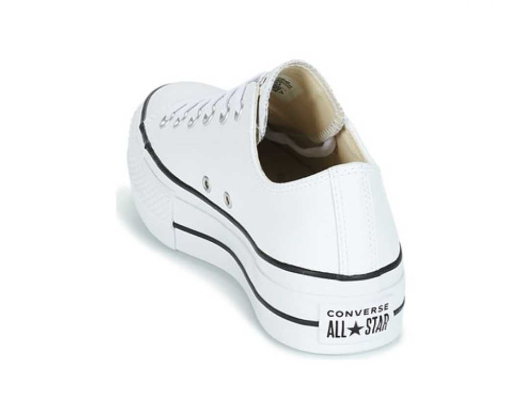 Converse
CHUCK TAYLOR ALL STAR LIFT CLEAN OX LEATHER - Branco - NOVOS