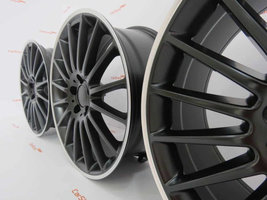 Jantes look Mercedes C63 AMG 19 x  8 et45 +9 et54 5x112 Black