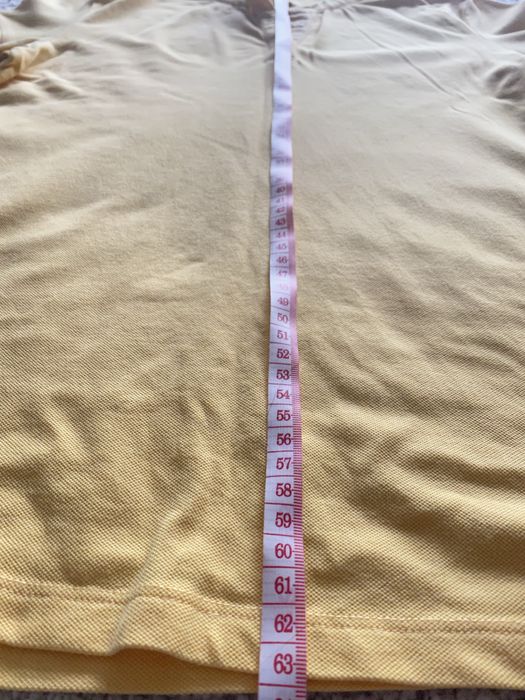 Żólty polo T-shirt w idealnym stanie