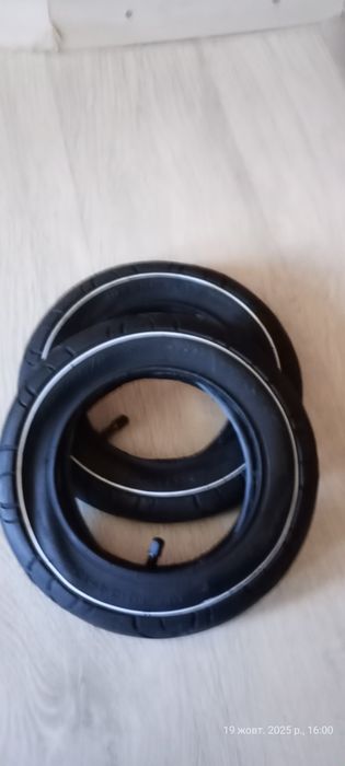 Dętki z oponami do wózka 10na2.0