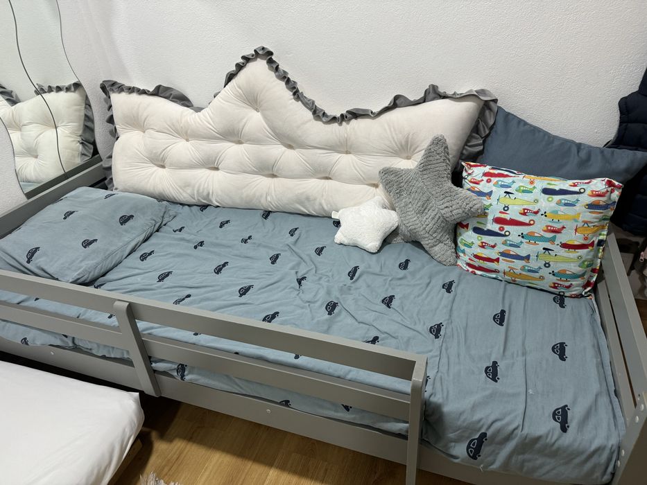 Cama montessori e cama solteiro