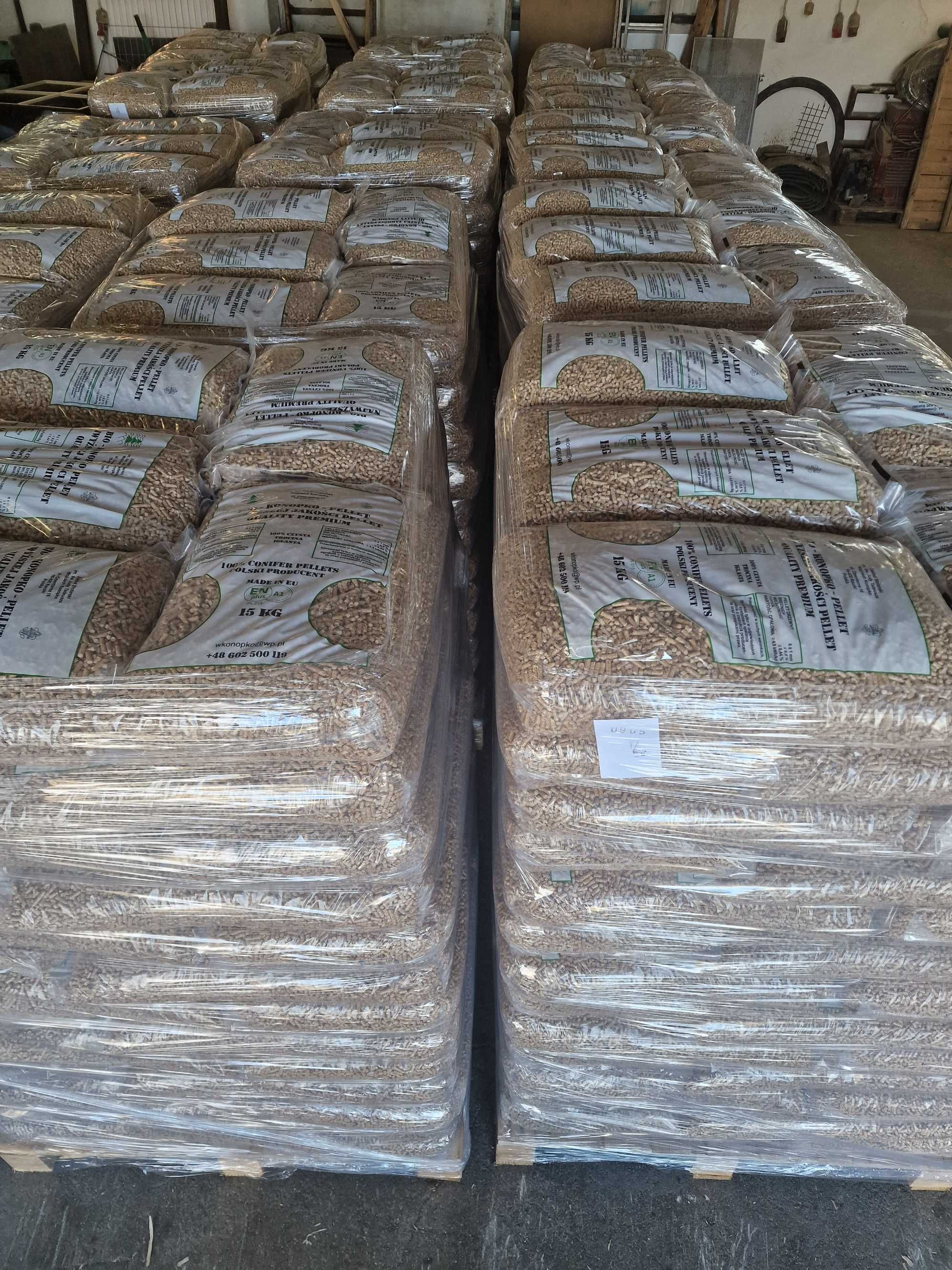 Pellet 6 mm Certyfikat ENplus A1 Bio Konopko Pellet Raczki Producent