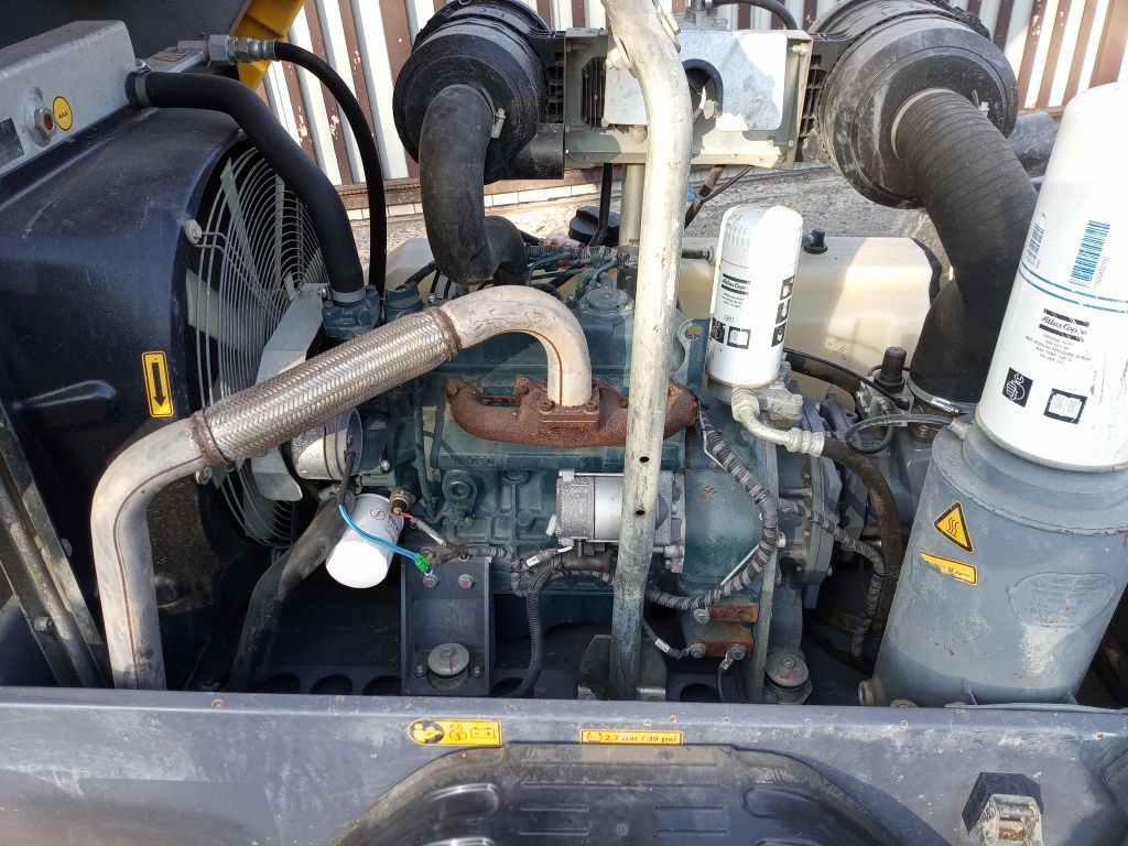 Kompresor śrubowy sprężarka Atlas Copco XAS68 ROK 2018 rejestracja PL