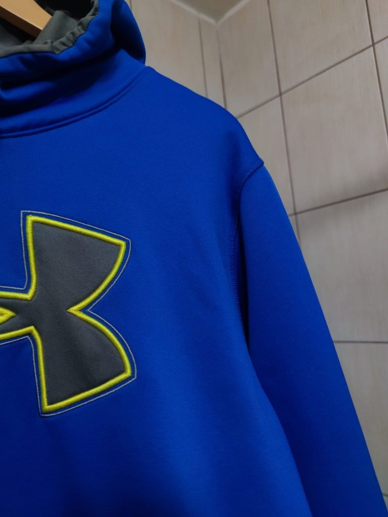 bluza hoodie kangurka longsleeve XL crewneck UA under armour fit class