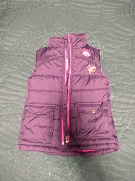 Bezrękawnik dla dziewczynki 115/124