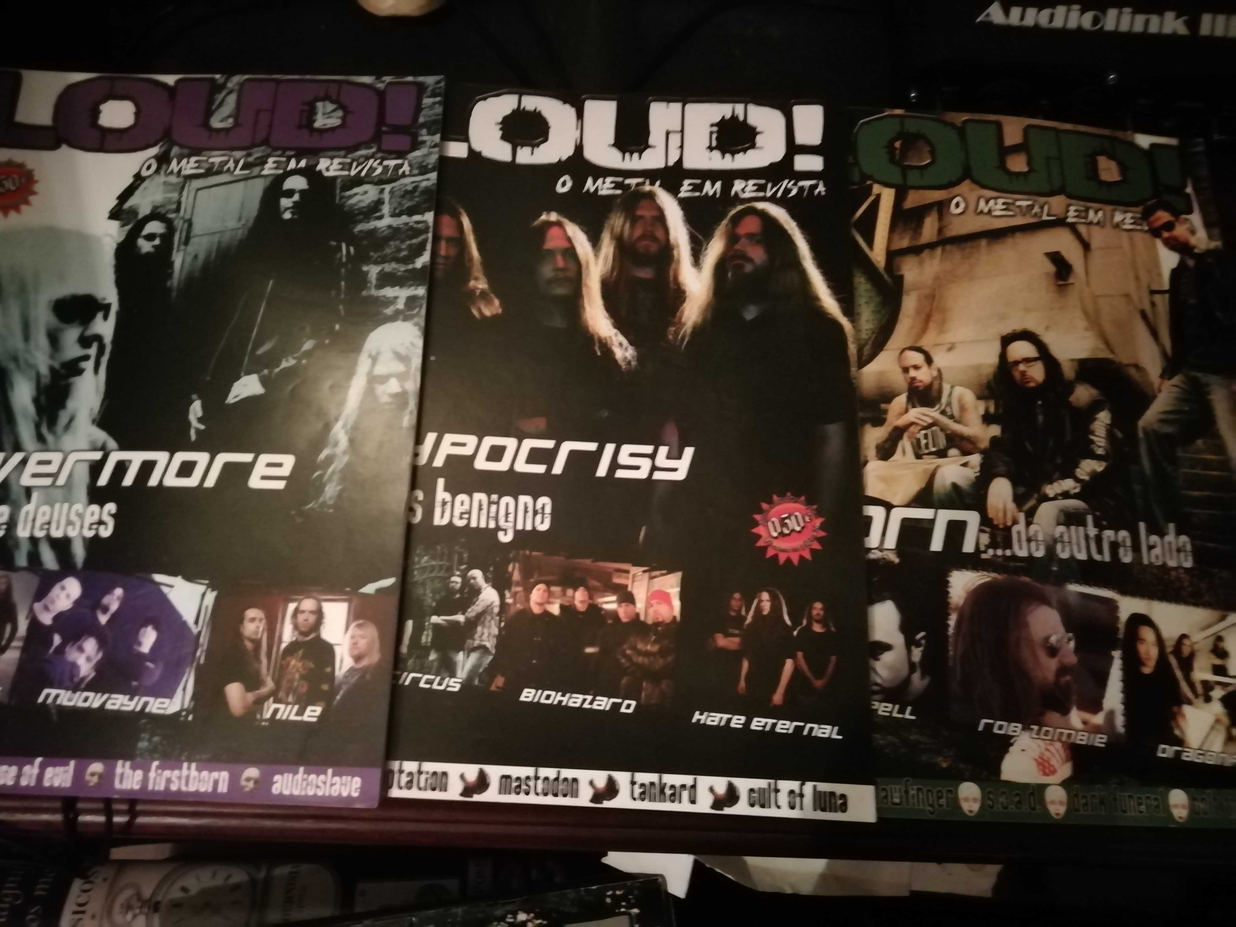 Lote 36 revistas loud metal magazine