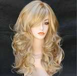Peruka jasny blond 60cm