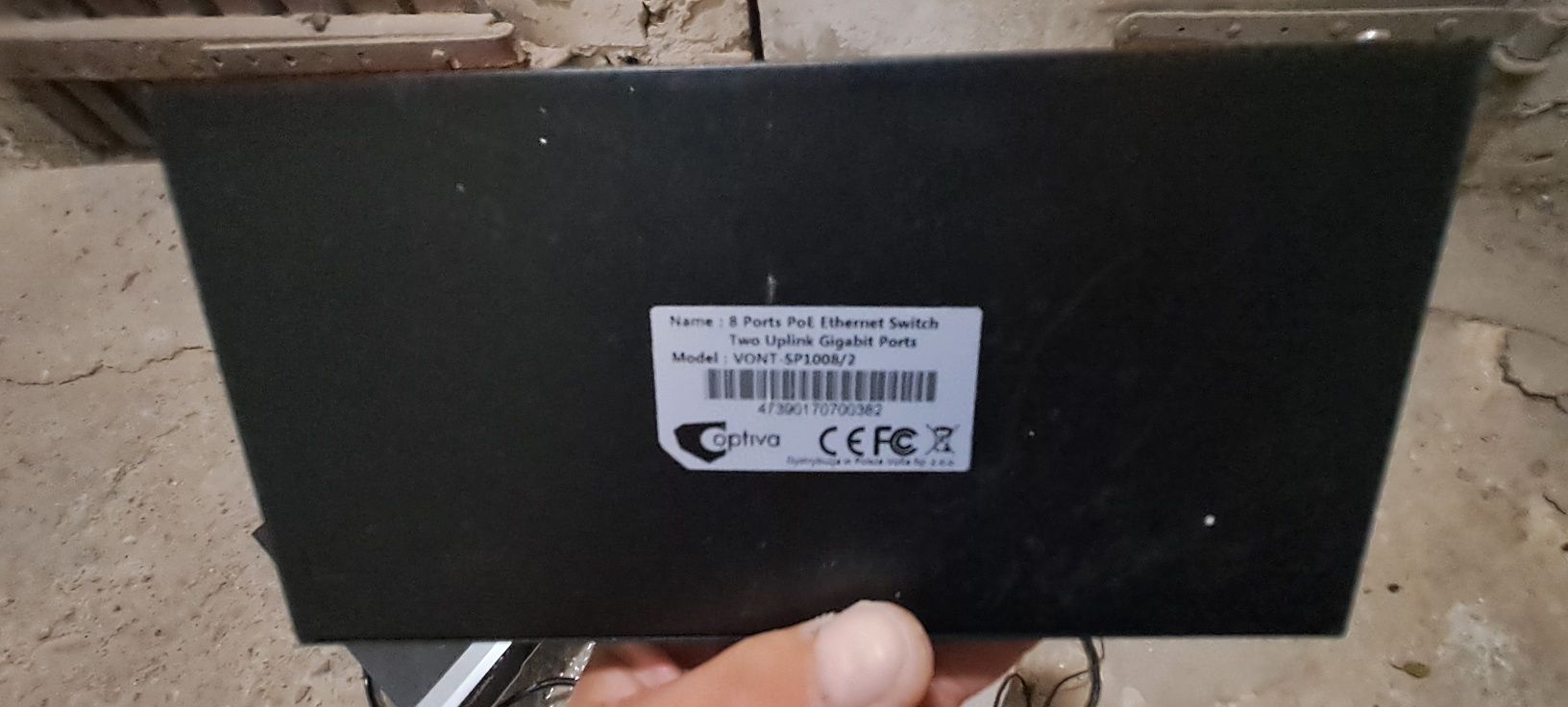 Zestaw do monitoringu. Rejestrator kamery swich