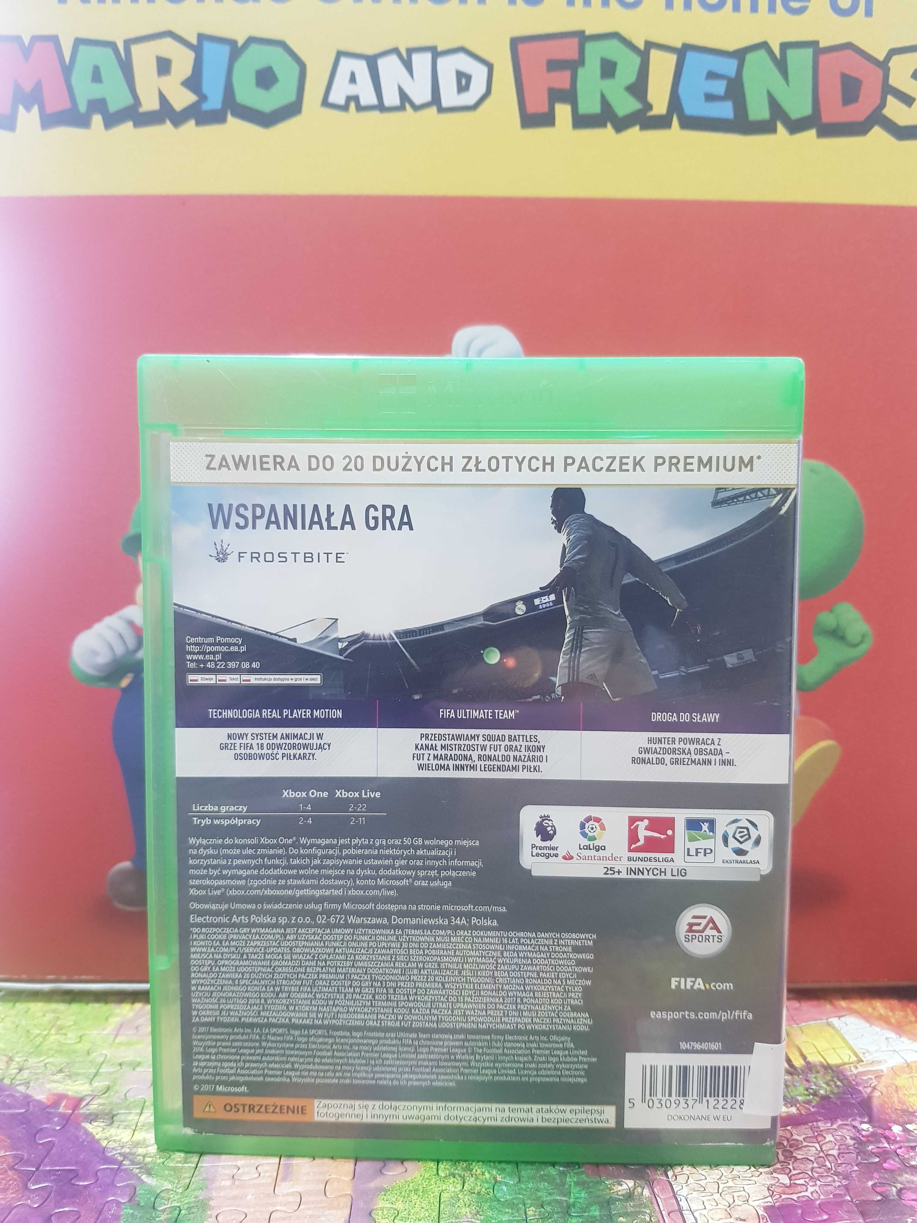 Fifa 18 Xbox One Sklep Iława