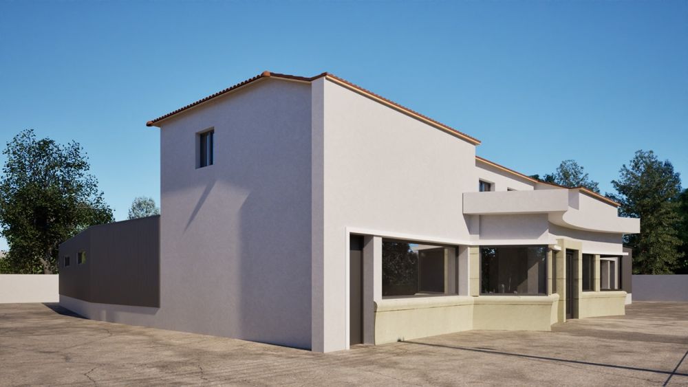 Imovel para comercio com terreno em frente a antiga famel