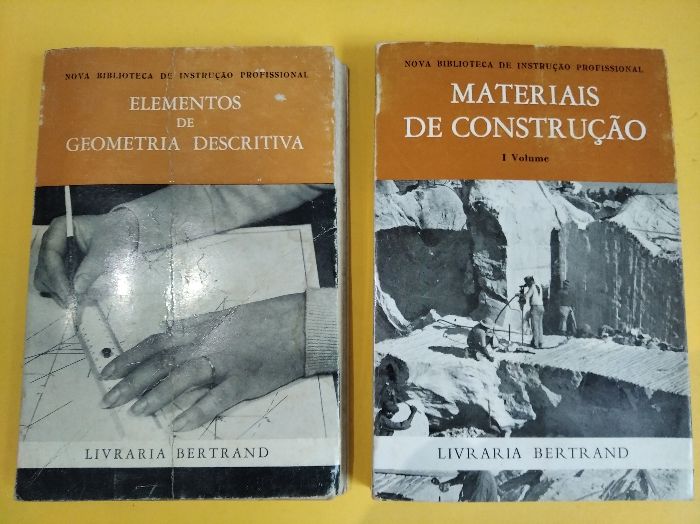 Livros da Libraria Bertrand : Eletrotecnia; Geometria Descritiva etc